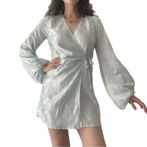 The “Brooke” wrap dress, made in Italy